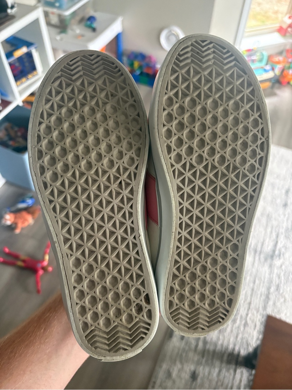 Prada Girls Pink Leather Logo Velcro Sneakers - Picture 12 of 16